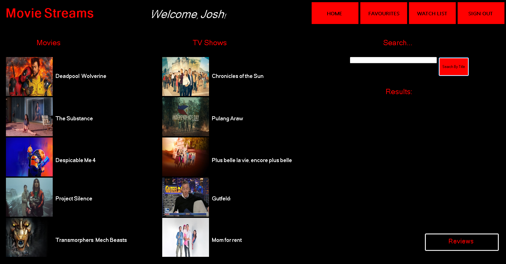 Project showcase